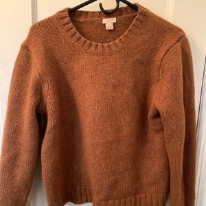 J.Crew camel color sweater gently worn size XL